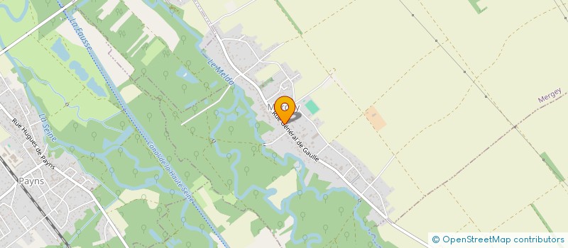 localisation de l'entreprise MONSIEUR JEAN MARIE BARRET  MERGEY