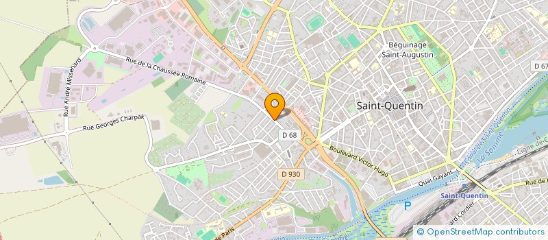 localisation de l'entreprise MONSIEUR JEAN-MARIE BELLEMANT à SAINT-QUENTIN
