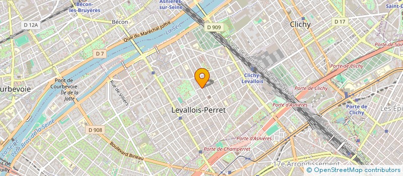 localisation de l'entreprise MONSIEUR JEAN-MARIE BENAS à LEVALLOIS-PERRET