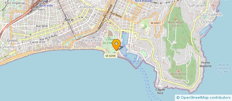 localisation de l'entreprise MONSIEUR JEAN-MARIE BEQUIN à NICE