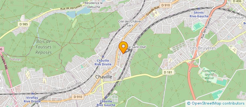 localisation de l'entreprise MONSIEUR JEAN-MARIE BERGEAUD à CHAVILLE