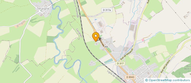 localisation de l'entreprise MONSIEUR JEAN MARIE BERNARD ROSSIGNOL  CARIGNAN