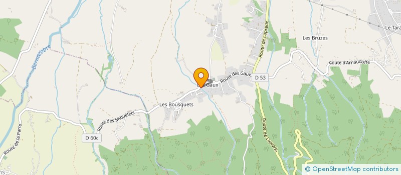 localisation de l'entreprise MONSIEUR JEAN-MARIE BERRICHON  LABRUGUIERE