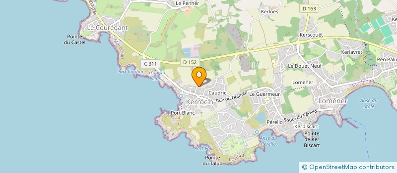 localisation de l'entreprise MONSIEUR JEAN MARIE BERTHE  PLOEMEUR