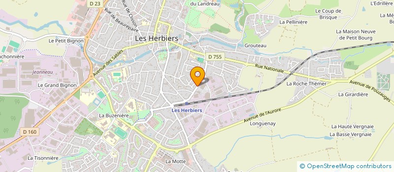 localisation de l'entreprise MONSIEUR JEAN-MARIE BESSE à LES HERBIERS