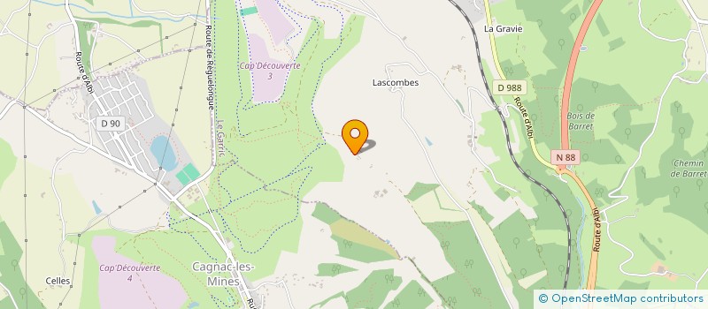 localisation de l'entreprise MONSIEUR JEAN-MARIE BETEILLE  LE GARRIC