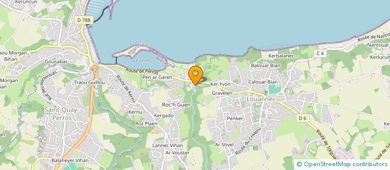 localisation de l'entreprise MONSIEUR JEAN MARIE BILLOT  LOUANNEC