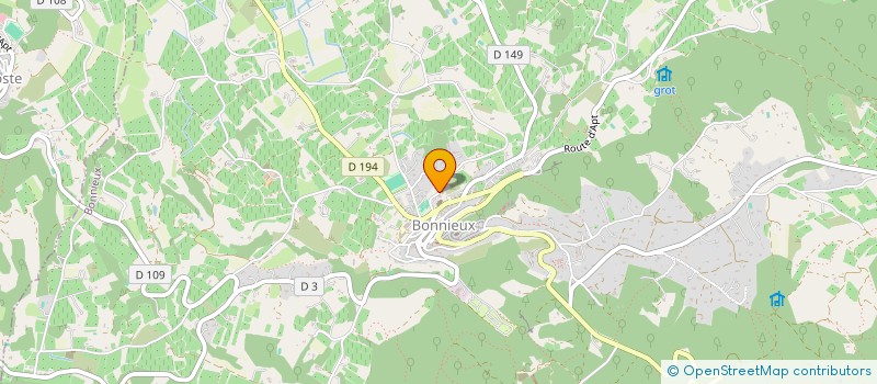 localisation de l'entreprise MONSIEUR JEAN-MARIE BLANC  BONNIEUX