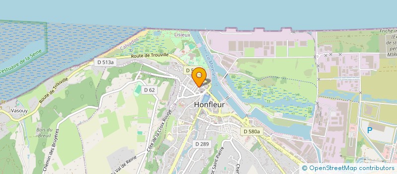 localisation de l'entreprise MONSIEUR JEAN-MARIE BLANPAIN à HONFLEUR
