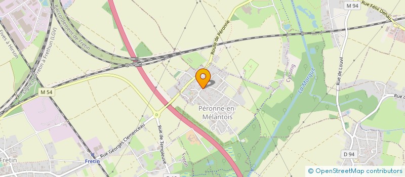 localisation de l'entreprise MONSIEUR JEAN-MARIE BLAS à PERONNE-EN-MELANTOIS