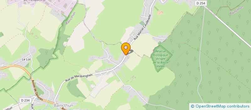 localisation de l'entreprise MONSIEUR JEAN-MARIE BOCQUET  BAINCTHUN