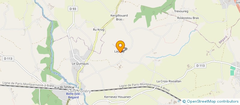 localisation de l'entreprise MONSIEUR JEAN MARIE BODILIS à PEDERNEC