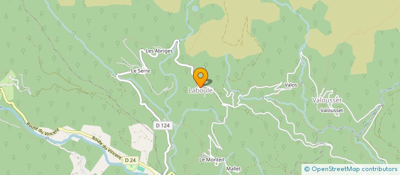 localisation de l'entreprise MONSIEUR JEAN-MARIE BONHOMME  BESSEGES