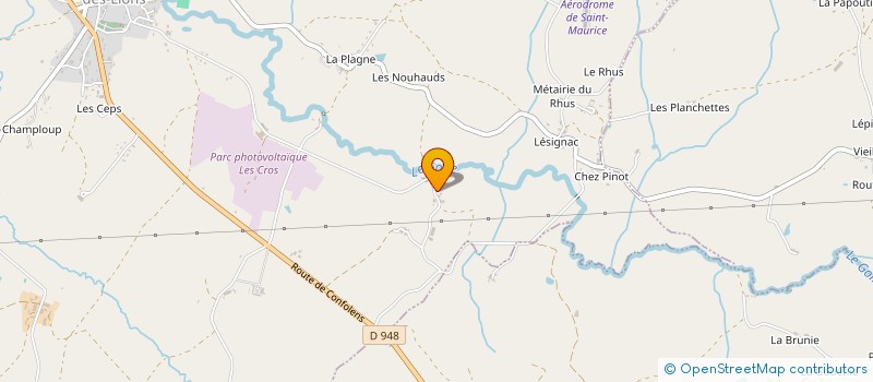 localisation de l'entreprise MONSIEUR JEAN-MARIE BONNEAU à SAINT-MAURICE-DES-LIONS