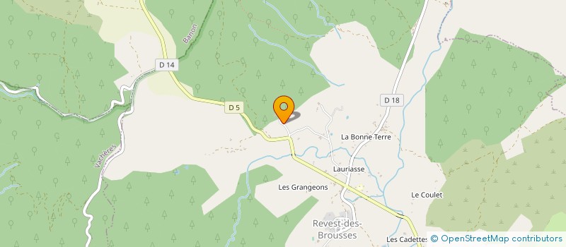 localisation de l'entreprise MONSIEUR JEAN-MARIE BONNEFOY à REDORTIERS