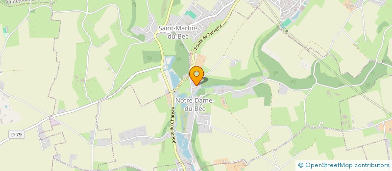 localisation de l'entreprise MONSIEUR JEAN-MARIE BOQUET  NOTRE-DAME-DU-BEC