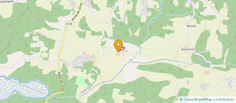 localisation de l'entreprise MONSIEUR JEAN MARIE BOREL  SAUBRIGUES