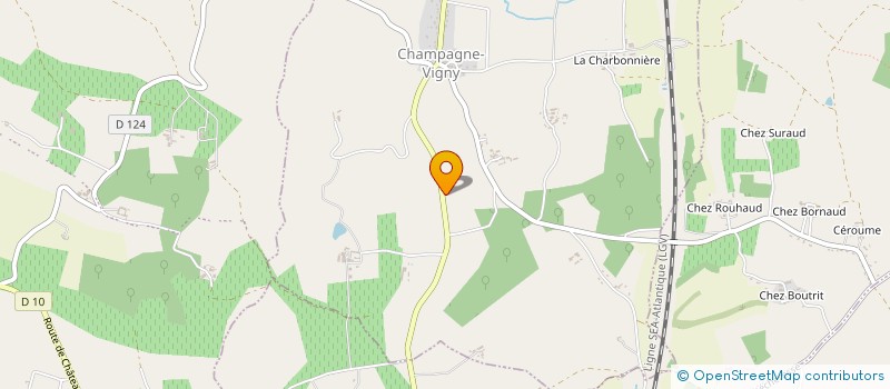 localisation de l'entreprise MONSIEUR JEAN-MARIE BORGEOT à CHAMPAGNE-VIGNY