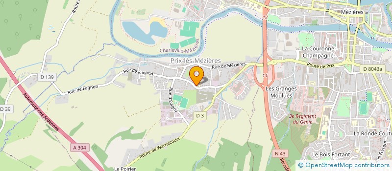 localisation de l'entreprise MONSIEUR JEAN-MARIE BOUCHEX  WARCQ