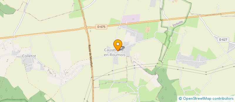 localisation de l'entreprise MONSIEUR JEAN-MARIE BOUR  CAUVERVILLE-EN-ROUMOIS