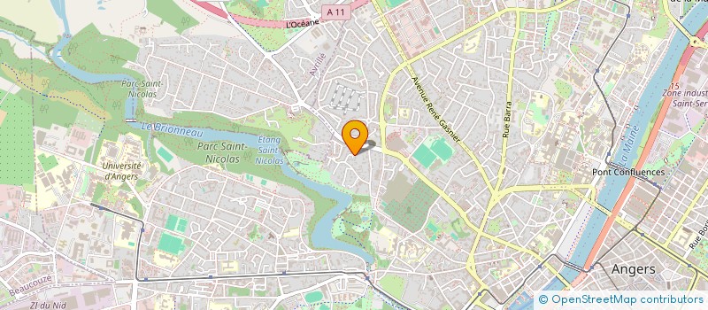 localisation de l'entreprise MONSIEUR JEAN-MARIE BOUREAU  ANGERS