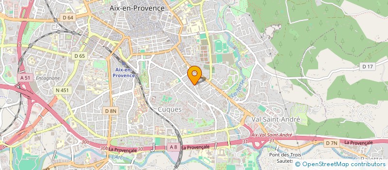 localisation de l'entreprise MONSIEUR JEAN-MARIE BOURGOGNE à AIX EN PROVENCE