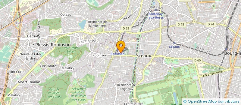 localisation de l'entreprise MONSIEUR JEAN-MARIE BRIAND à SCEAUX