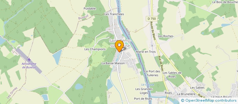 localisation de l'entreprise MONSIEUR JEAN-MARIE BRION à SAINT-REMY-SUR-CREUSE
