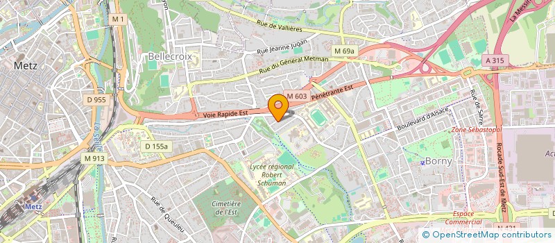 localisation de l'entreprise MONSIEUR JEAN-MARIE BRIOTTET  METZ
