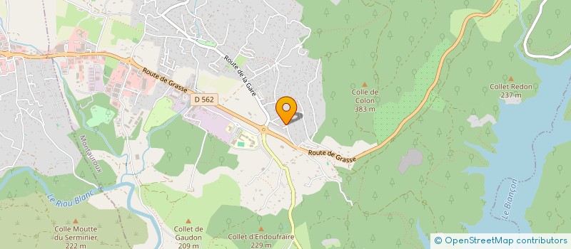 localisation de l'entreprise MONSIEUR JEAN-MARIE BRISSON  MONTAUROUX