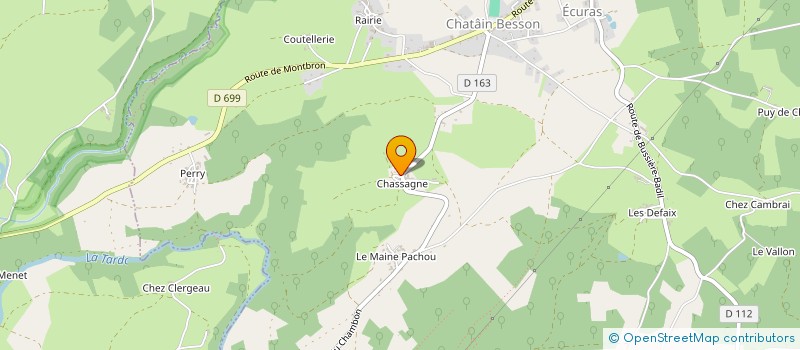 localisation de l'entreprise MONSIEUR JEAN-MARIE BROCHARD à ECURAS