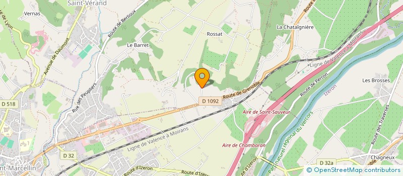 localisation de l'entreprise MONSIEUR JEAN-MARIE BROMBECK  SAINT-VERAND