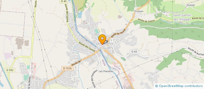 localisation de l'entreprise MONSIEUR JEAN-MARIE BRUYERE à SAINT-GENIX-LES-VILLAGES