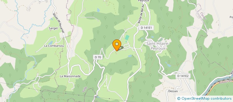 localisation de l'entreprise MONSIEUR JEAN-MARIE BUGE  SAINT-HILAIRE-PEYROUX