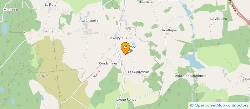 localisation de l'entreprise MONSIEUR JEAN-MARIE BUXERAUD à CHATEAU-CHERVIX