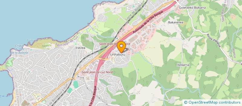 localisation de l'entreprise MONSIEUR JEAN MARIE CANDALOT  SAINT-JEAN-DE-LUZ