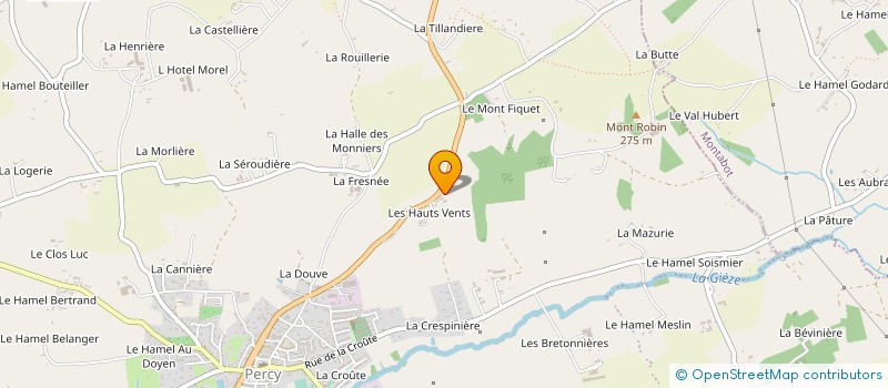 localisation de l'entreprise MONSIEUR JEAN-MARIE CANUET à PERCY-EN-NORMANDIE