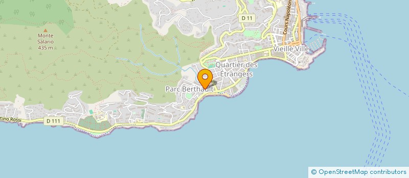 localisation de l'entreprise MONSIEUR JEAN MARIE CAPOROSSI à AJACCIO