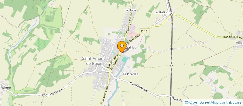 localisation de l'entreprise MONSIEUR JEAN-MARIE CARDIN à VERVANT