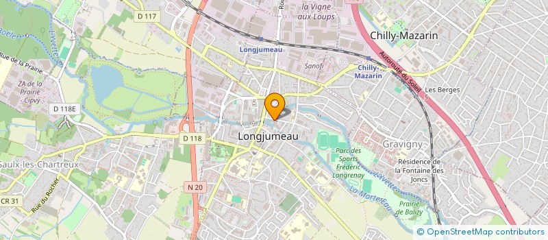 localisation de l'entreprise MONSIEUR JEAN-MARIE CARENINI à LONGJUMEAU