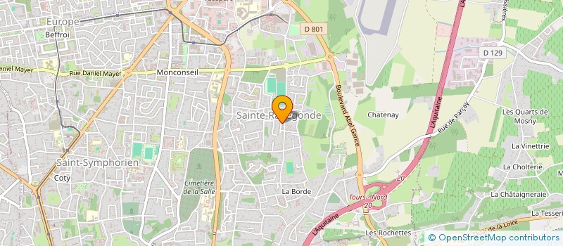 localisation de l'entreprise MONSIEUR JEAN-MARIE CARIVEN à TOURS