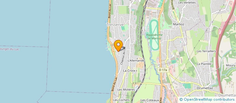 localisation de l'entreprise MONSIEUR JEAN MARIE CAROTTE  TRESSERVE