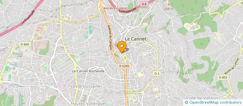 localisation de l'entreprise MONSIEUR JEAN MARIE CARRASCO à LE CANNET