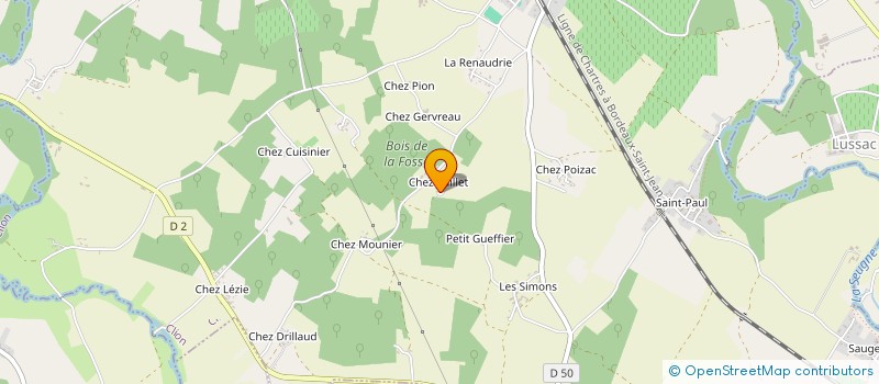localisation de l'entreprise MONSIEUR JEAN-MARIE CASSAGNE à CLION