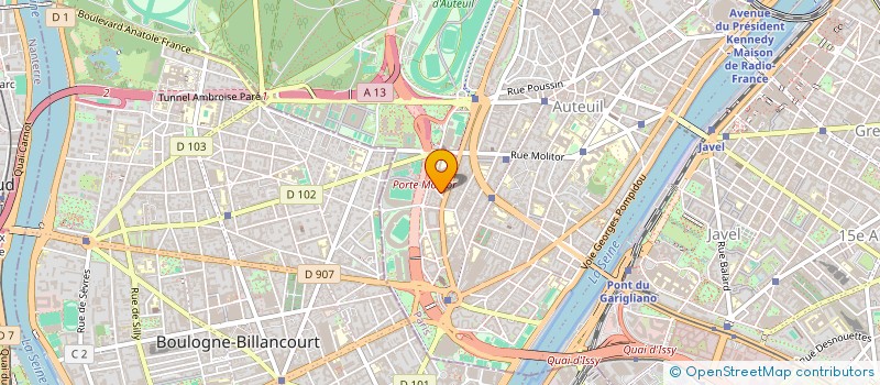 localisation de l'entreprise MONSIEUR JEAN MARIE CAURO  PARIS