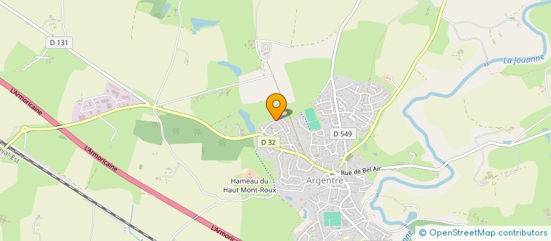 localisation de l'entreprise MONSIEUR JEAN MARIE CENCIER  ARGENTRE