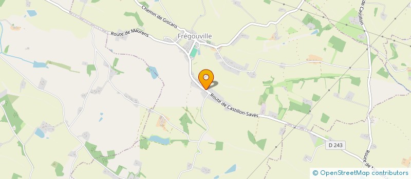 localisation de l'entreprise MONSIEUR JEAN-MARIE CENEDA  FREGOUVILLE