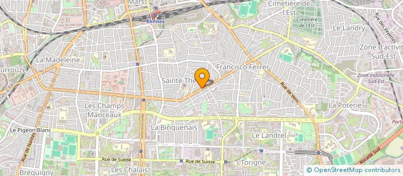 localisation de l'entreprise MONSIEUR JEAN-MARIE CESSON  RENNES