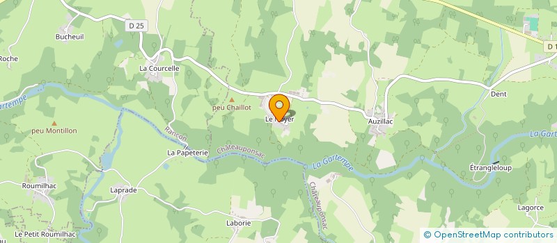 localisation de l'entreprise MONSIEUR JEAN-MARIE CHALIFOUR  CHATEAUPONSAC