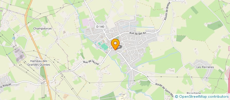 localisation de l'entreprise MONSIEUR JEAN-MARIE CHALIGNE  SAINT-MARS-D'OUTILLE